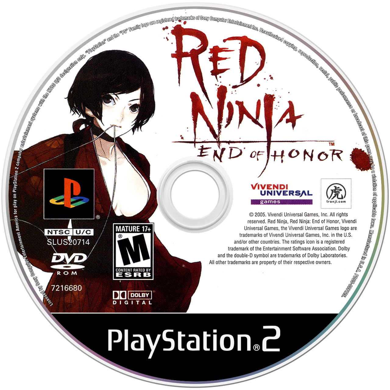 Red Ninja End of Honor media 4 for Playstation 2